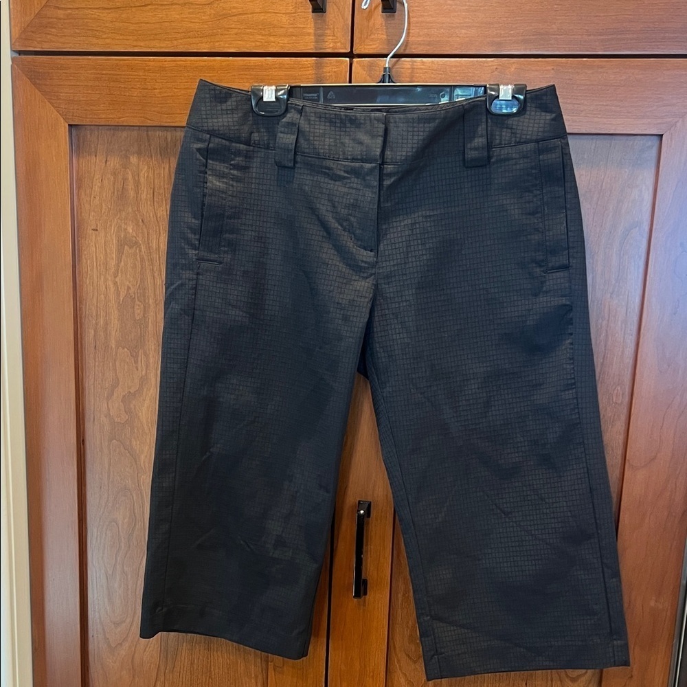 Adidas Women's Climalite Charcoal Activewear Capri Pants Size 8